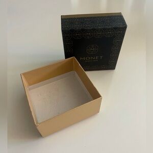 🗽Monet Black and Gold Decorative Box